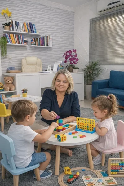Sessão de psicoterapia infantil com a Psicóloga Ester Lessa em Fortaleza